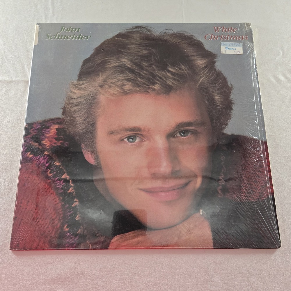 John Schneider White Christmas LP Record Album(1981) Dukes of Hazzard VG+ Tested